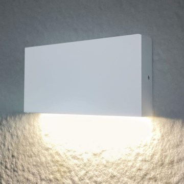 Utomhus LED vägglampa  CHICAGO LED/5,5W/230V IP44 vit