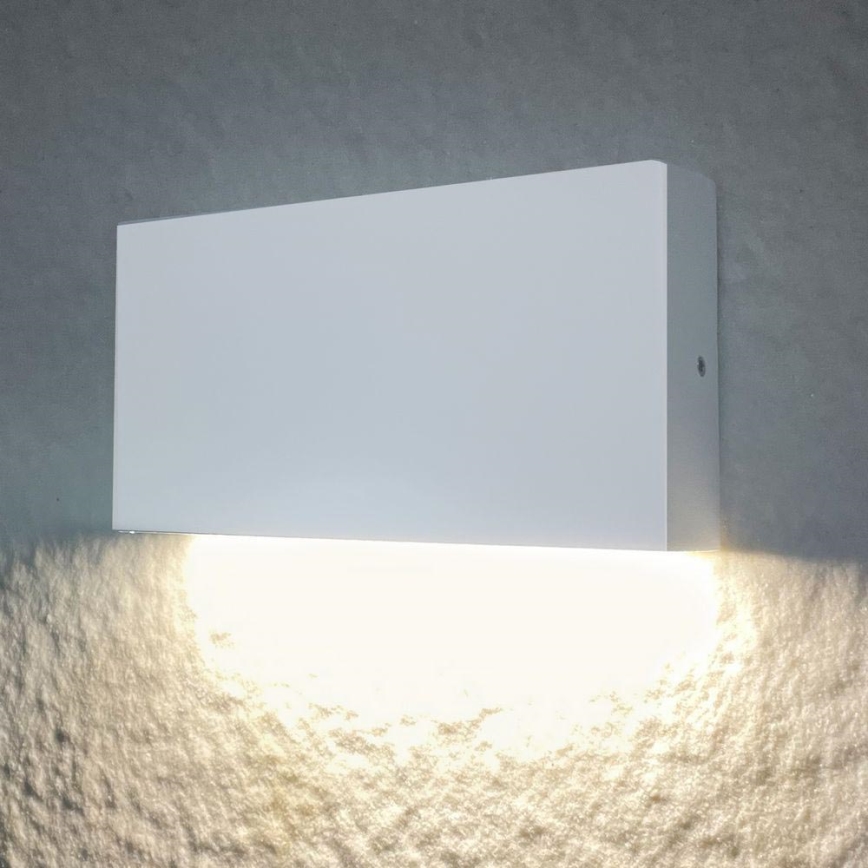 Utomhus LED vägglampa  CHICAGO LED/5,5W/230V IP44 vit