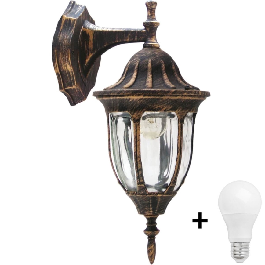 Utomhus LED vägglampa  FLORENCJA 1xE27/10W/230V IP43