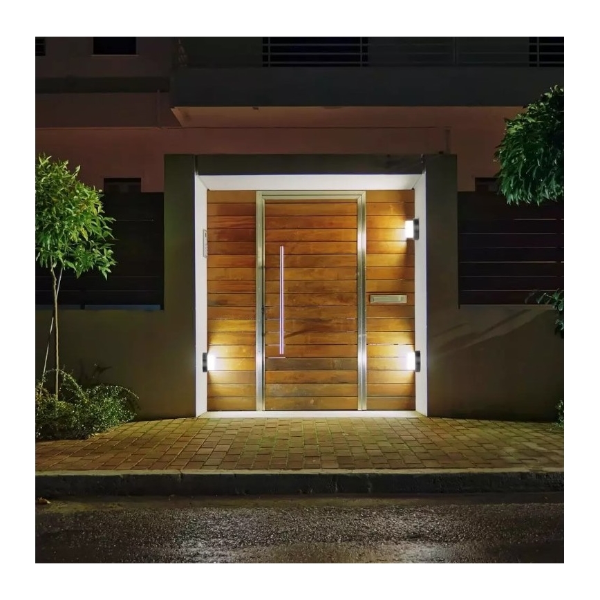 Utomhus LED vägglampa  LED/12W/230V IP65 3000K