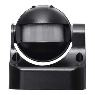 Utomhus PIR-sensor B 180° 1200W/230V IP44 svart