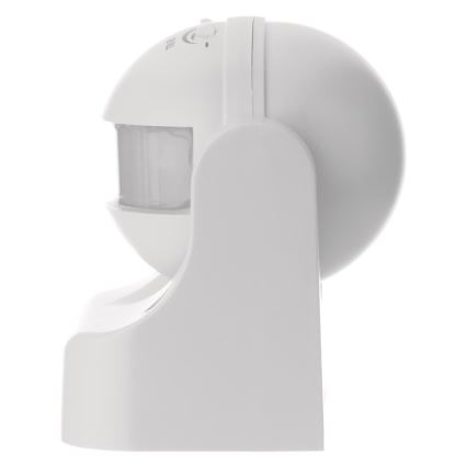 Utomhus PIR-sensor B 180° 1200W/230V IP44 vit