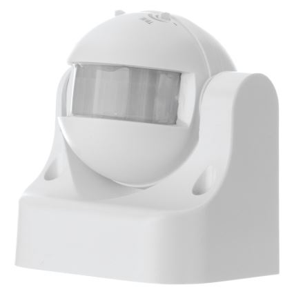 Utomhus PIR-sensor B 180° 1200W/230V IP44 vit