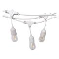 Utomhus řetěz STRING 15xE27/40W/230V 15m IP65