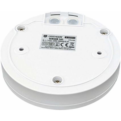 Utomhus rörelsesensor 360x120° vit IP65