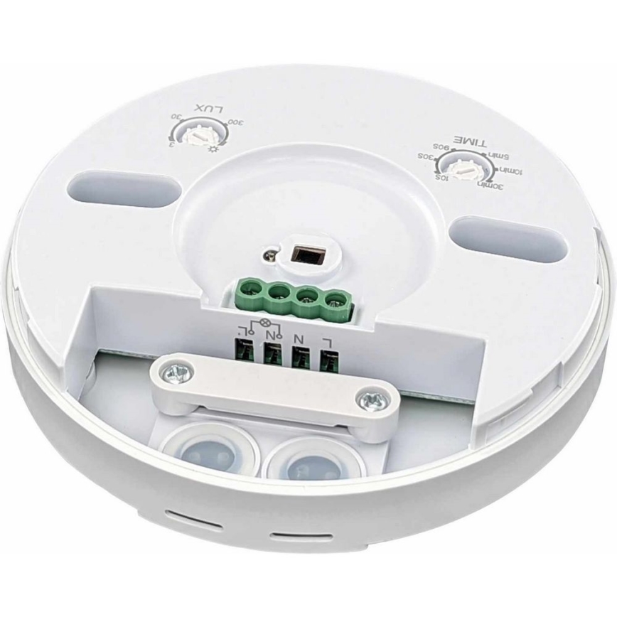 Utomhus rörelsesensor 360x120° vit IP65