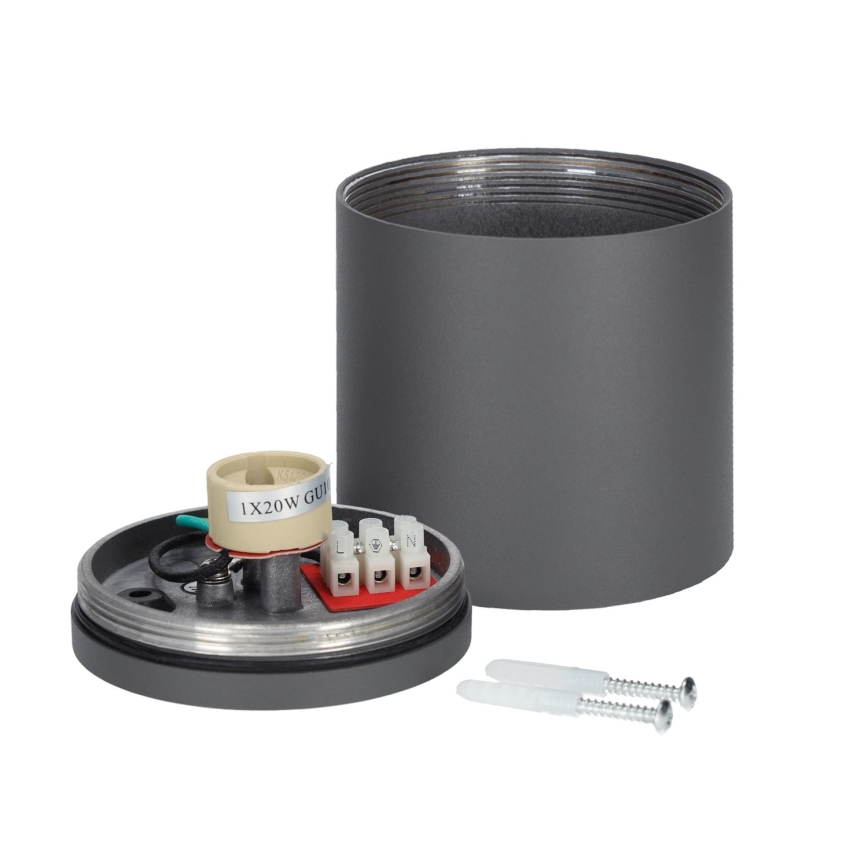 Utomhus Takbelysning QUAZAR 1xGU10/20W/230V IP44