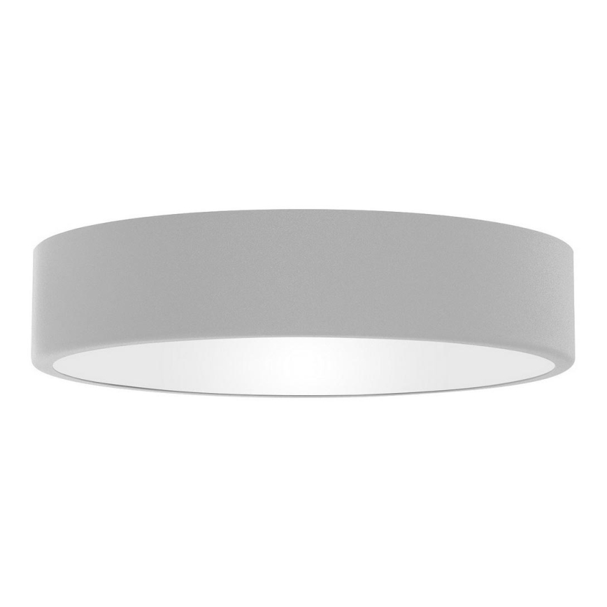 Utomhus taklampa med sensor CLEO 3xE27/24W/230V d. 40 cm grå IP54