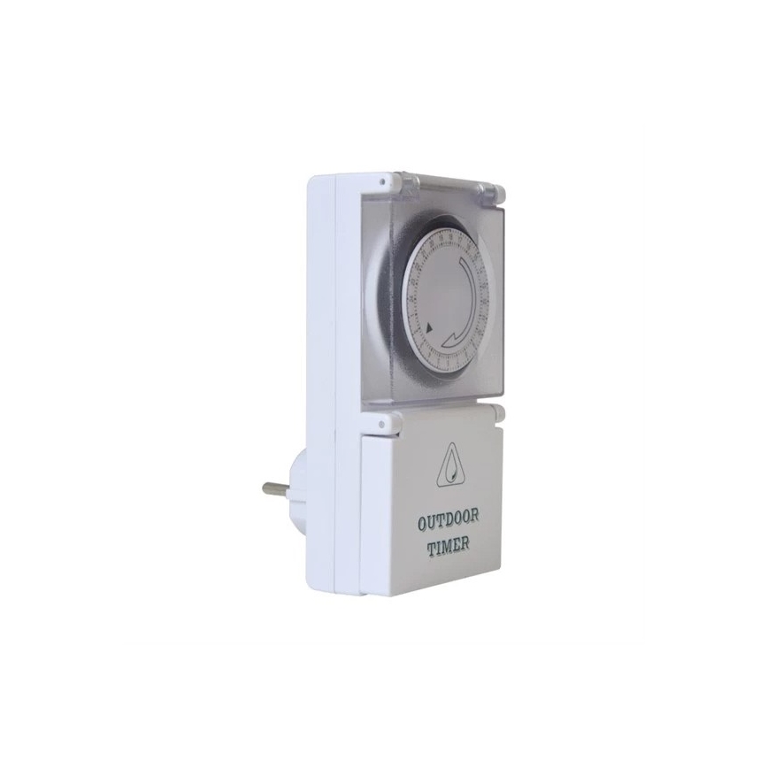 Utomhus timer mekanisk omkopplare daglig 16A/230V IP44
