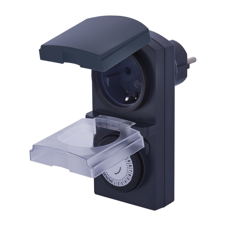 Utomhus timer mekanisk strömbrytare IP44