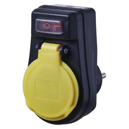 Utomhus Uttag med en strömbrytare FRENCH 250V/16A IP44