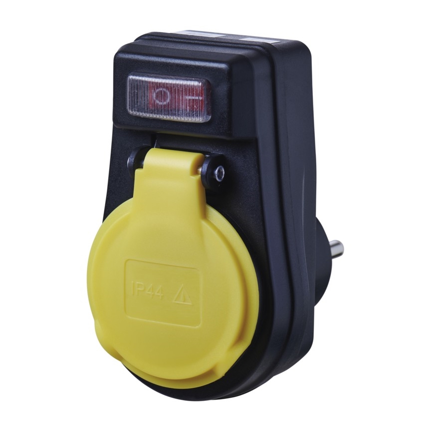 Utomhus Uttag med en strömbrytare FRENCH 250V/16A IP44
