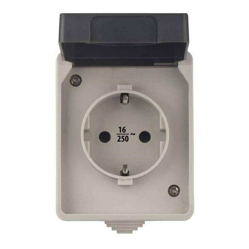 Utomhus Uttag SCHUKO 250V/16A IP44
