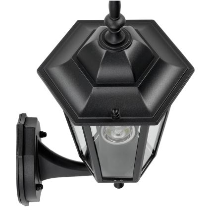 Utomhus väggbelysning 1xE27/60W/230V IP44 svart