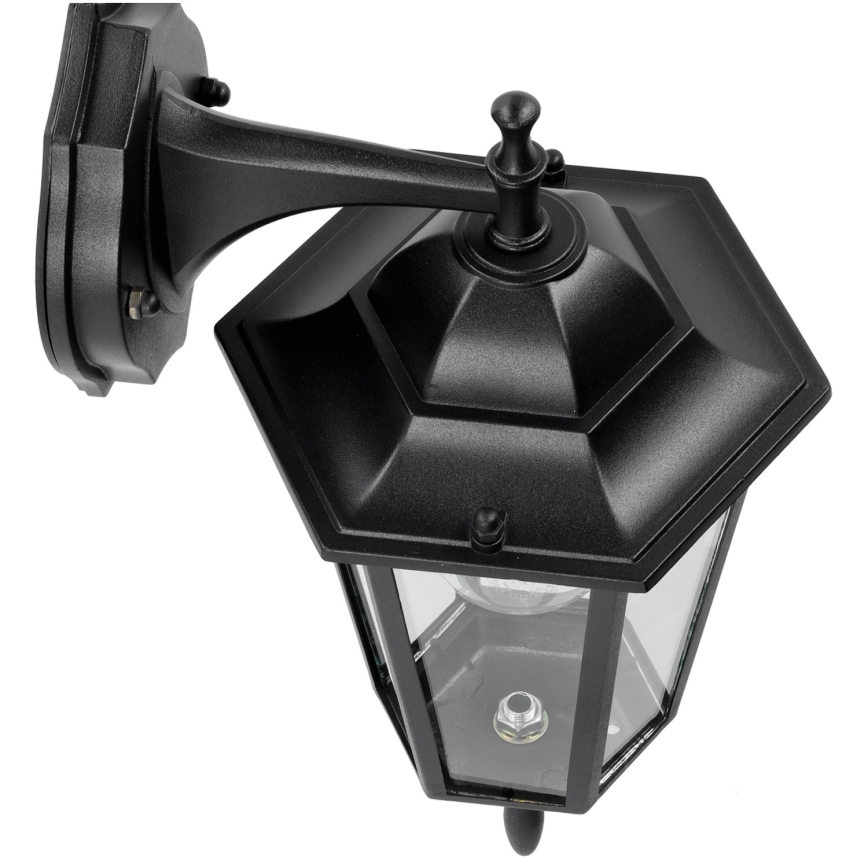 Utomhus väggbelysning 1xE27/60W/230V IP44 svart