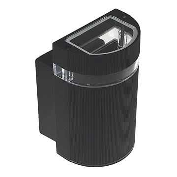 Utomhus Väggbelysning KORTEK 1xGU10/30W/230V IP54 svart