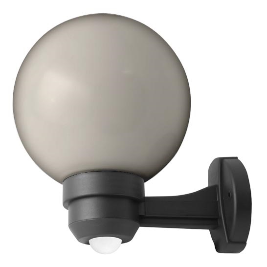 Utomhus Väggbelysning med sensor PARK 1xE27/60W/230V