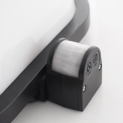 Utomhus Väggbelysning med sensor T261 1xE27/60W/230V