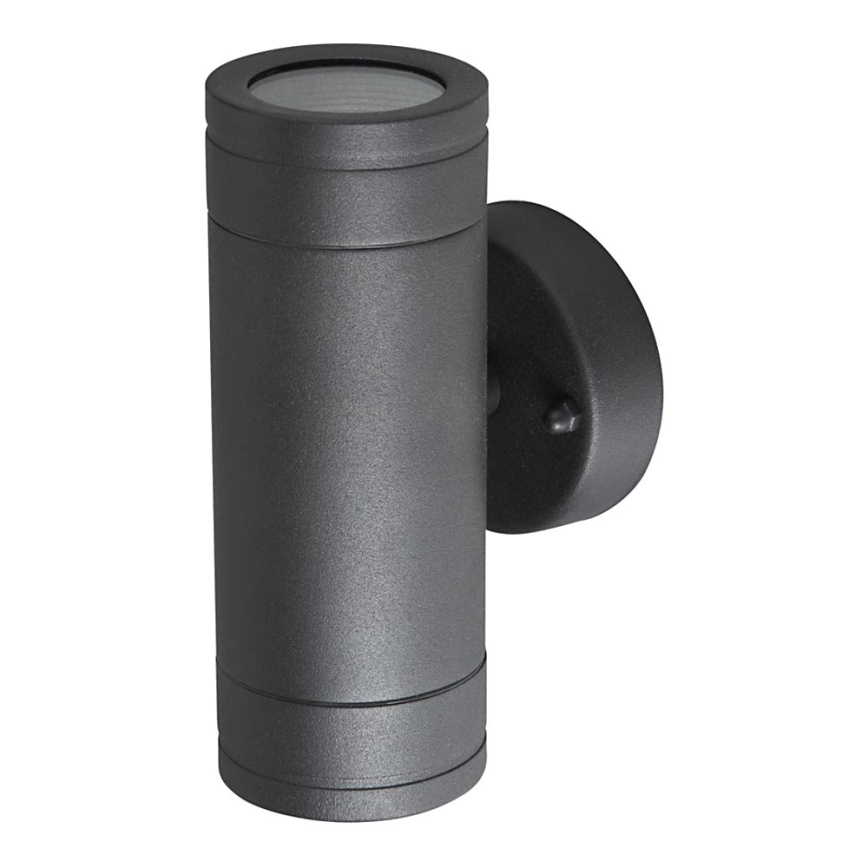 Utomhus Väggbelysning OLIMP 1 2xGU10/35W svart