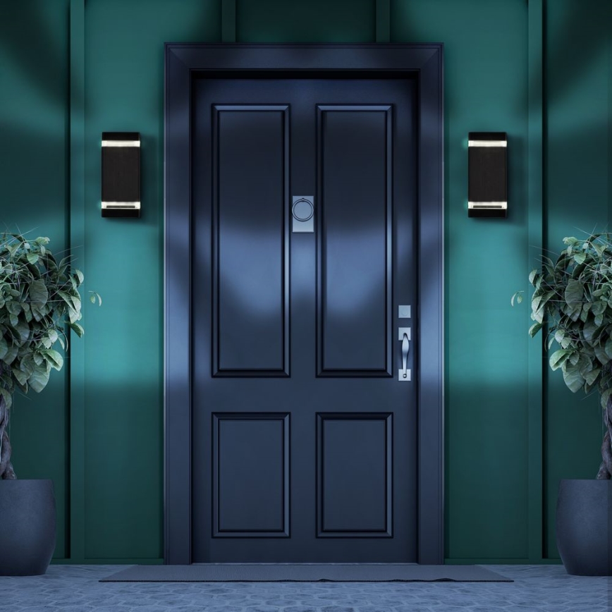 Utomhus vägglampa GILBERT 2xGU10/10W/230V IP44