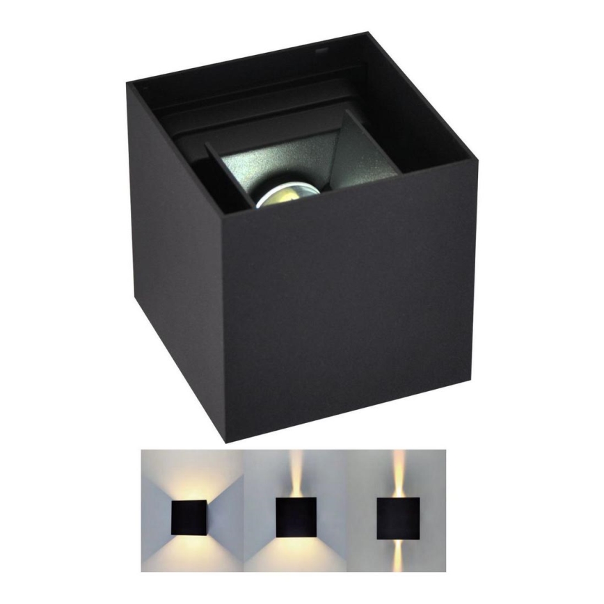 Utomhus vägglampa KIOTO 1xG9/5W/230V IP44 svart