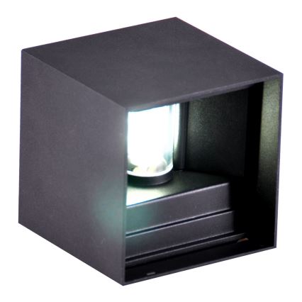 Utomhus vägglampa KIOTO 1xG9/5W/230V IP44 svart