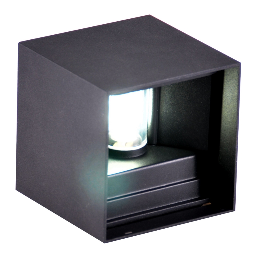 Utomhus vägglampa KIOTO 1xG9/5W/230V IP44 svart