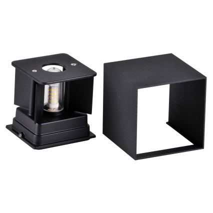 Utomhus vägglampa KIOTO 1xG9/5W/230V IP44 svart