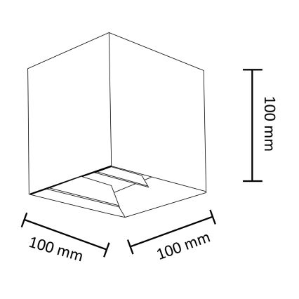 Utomhus vägglampa KIOTO 1xG9/5W/230V IP44 svart