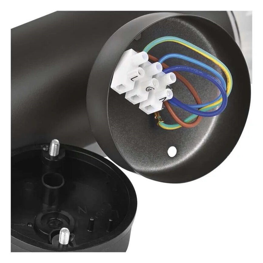 Utomhus vägglampa med sensor ARTEO 1xE27/15W/230V IP44