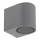 Utomhus vägglampa  PARETE 1xGU10/6W/230V IP54 grå