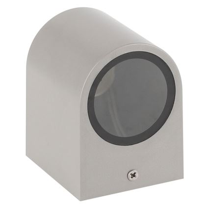 Utomhus vägglampa  PARETE 1xGU10/6W/230V IP54 grå