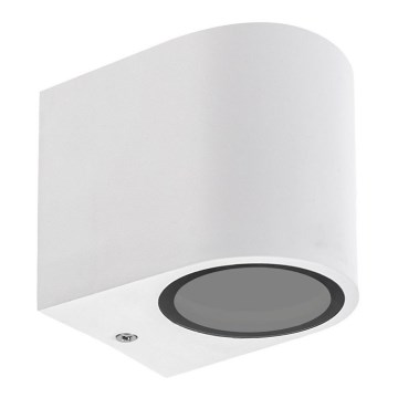 Utomhus vägglampa  PARETE 1xGU10/6W/230V IP54 vit 