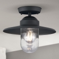 Utomhus ytmonterad ljuskrona EDWARD 1xE27/60W/230V IP44 svart