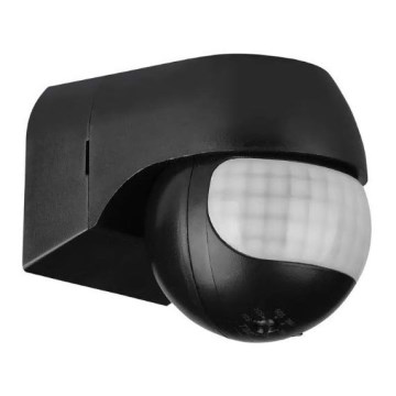 Utomhusbelysning med sensor  230V IP44 svart