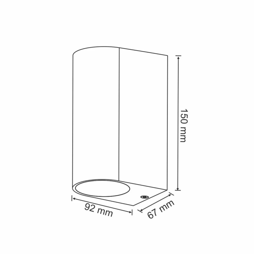 Utomhusbelysninging BOSTON 2xGU10/35W/230V