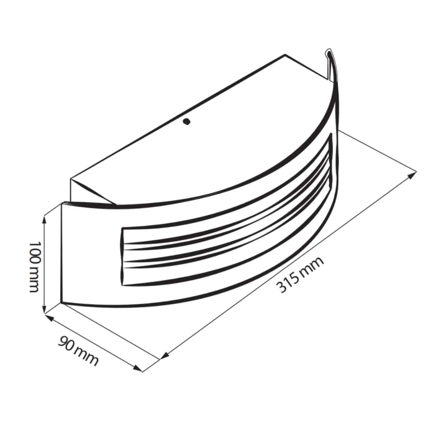 Utomhusbelysninging SITOM 1xE27/14W/230V