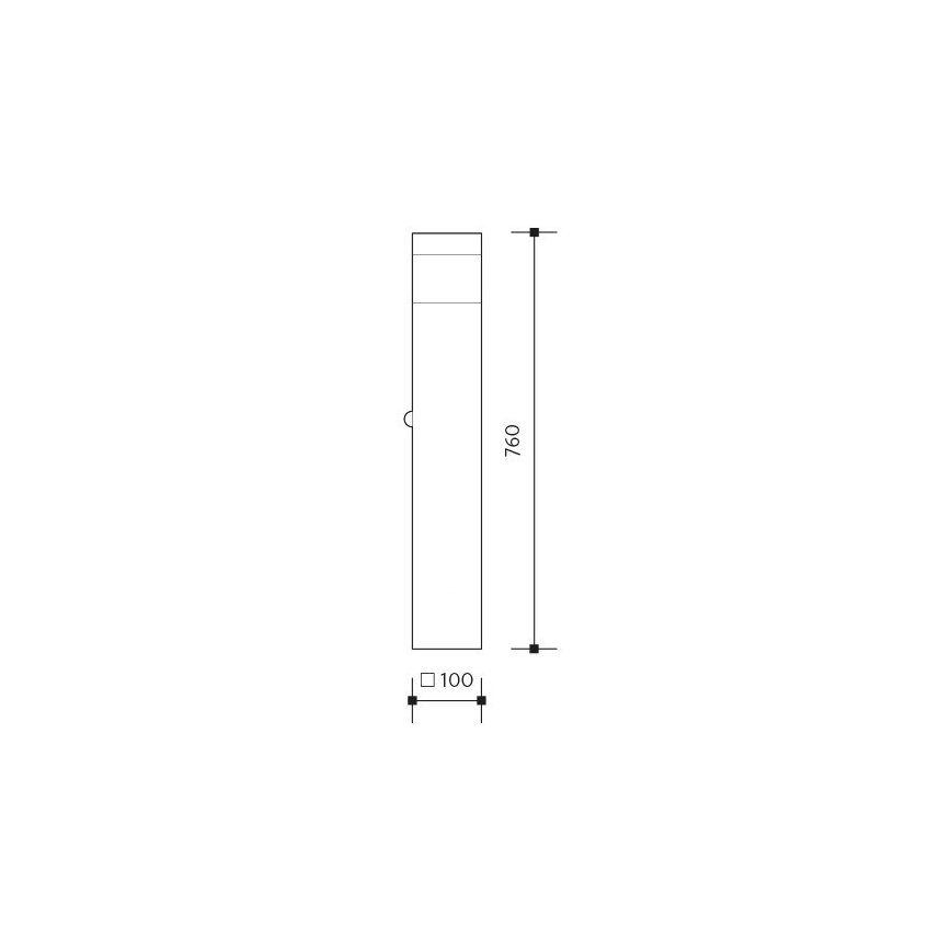 Utomhusensor lampa GARD 1xE14/60W/230V IP44