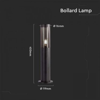 Utomhuslampa 1xE27/18W/230V IP44 45 cm