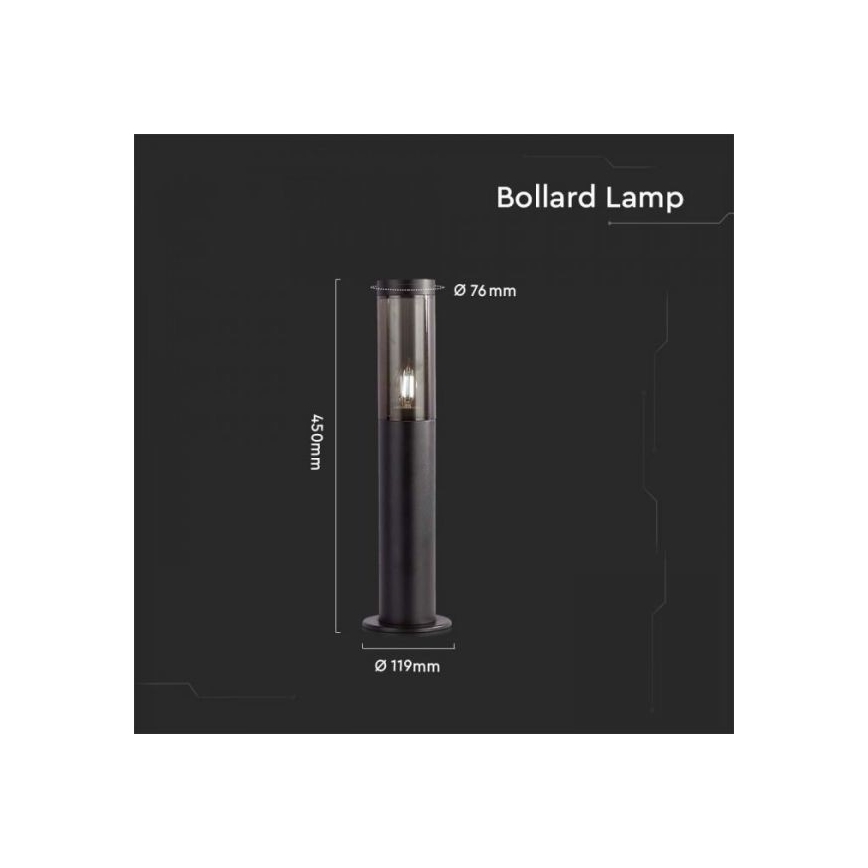 Utomhuslampa 1xE27/18W/230V IP44 45 cm