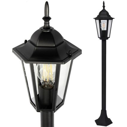 Utomhuslampa 1xE27/20W/230V IP43 96,5 cm svart