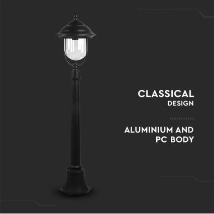 Utomhuslampa 1xE27/60W/230V 111cm  IP44