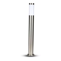 Utomhuslampa 1xE27/60W/230V IP44 80 cm matt krom