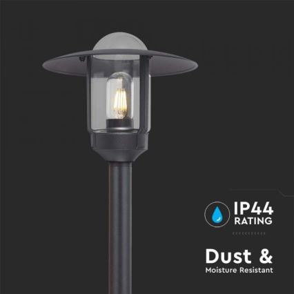 Utomhuslampa 1xE27/60W/230V IP44 svart