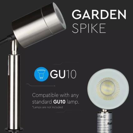 Utomhuslampa 1xGU10/35W/230V IP44