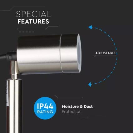 Utomhuslampa 1xGU10/35W/230V IP44