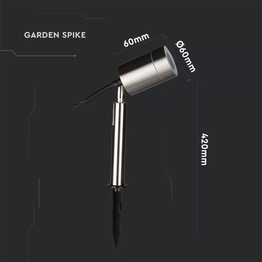 Utomhuslampa 1xGU10/35W/230V IP44