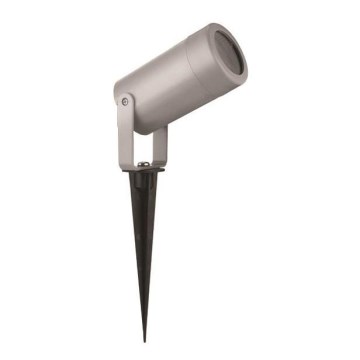 Utomhuslampa 1xGU10/5W/230V IP65 grå