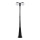 Utomhuslampa 2xE27/60W/230V IP44 199 cm svart