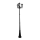 Utomhuslampa 3xE27/20W/230V IP43 2,58 m svart